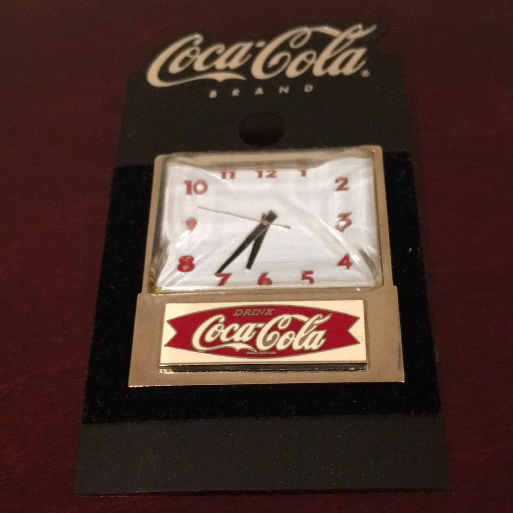 Coca-Cola Clock Pin